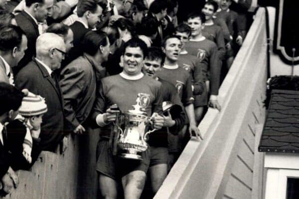 Ron Yeats, 1965 FA Cup final, Wembley (Image: Keystone Press / Alamy Stock Photo)