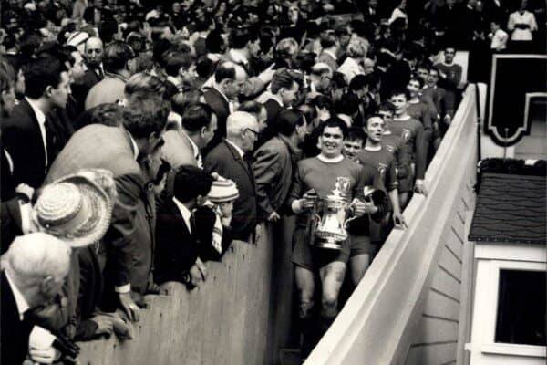 Ron Yeats, 1965 FA Cup final, Wembley (Image: Keystone Press / Alamy Stock Photo)