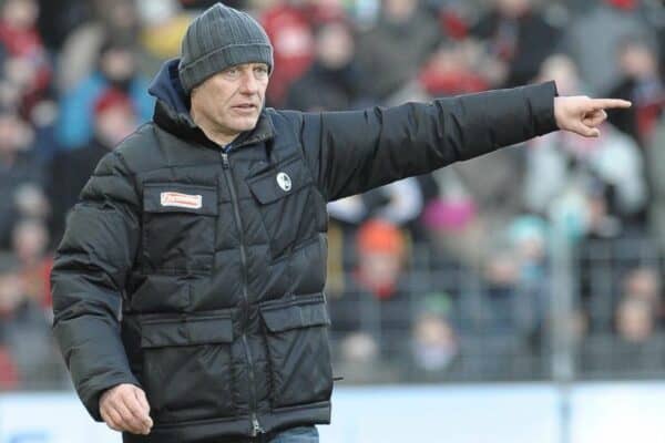 05.02.2012, MAGE SOLAR Stadion, Freiburg, GER, 1. FBL, SC Freiburg vs SV Werder Bremen, 20. Spieltag, im Bild Christian STREICH (Trainer/ Coach SC Freiburg) Freisteller // during the German Bundesliga Match between SC Freiburg and SV Werder Bremen at the MAGE SOLAR Stadium in Freiburg, Germany, 2012/02/05. EXPA Pictures © 2012, PhotoCredit: EXPA/ Eibner/ Sven L‰gler..***** ATTENTION - OUT OF GER *****