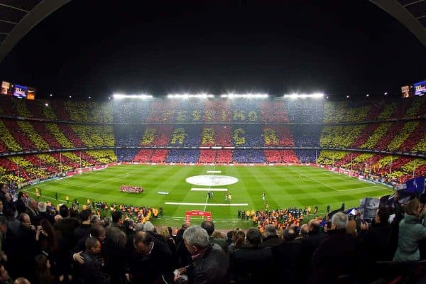 29.11.2010, Camp Nou, Barcelona, ESP, Primera Division, FC Barcelona vs Real Madrid, im Bild Barcelona's stadium Camp Nou during la liga match on november 29th 2010. EXPA Pictures © 2010, PhotoCredit: EXPA/ Alterphotos/ Gregorio +++++ ATTENTION - OUT OF SPAIN / ESP +++++