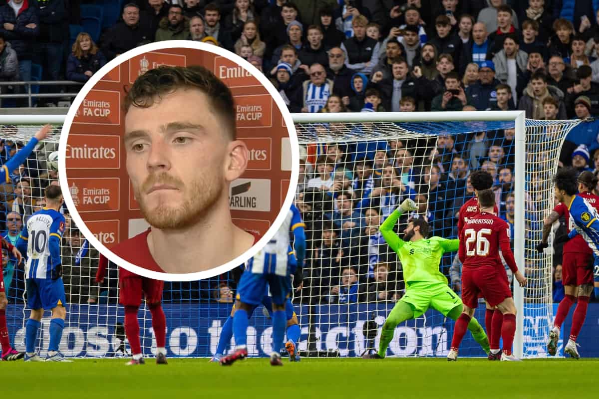 Andy Robertson admits Liverpool have "probably been worse" since start of 2023 Liverpool FC