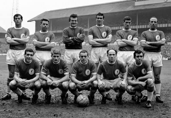 Liverpool lineup, White Hart Lane, 1963 (PA Images / Alamy Stock Photo)