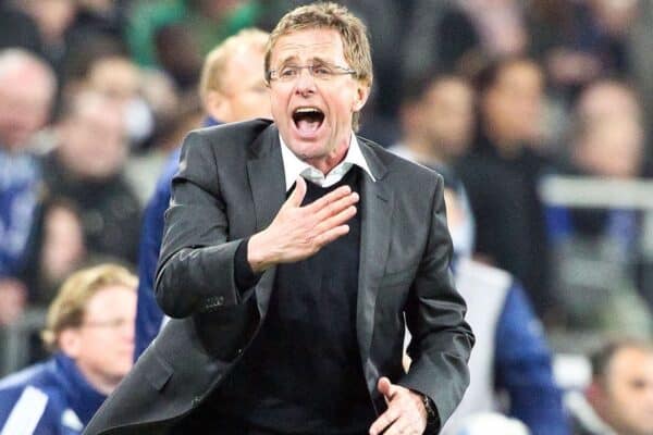 13.04.2011, Veltins Arena, Gelsenkirchen, GER, UEFA CL Viertelfinale, Rueckspiel, FC Schalke 04 (GER) vs Inter Mailand (ITA), im Bild: Ralf Rangnick (Trainer Schalke 04)  EXPA Pictures © 2011, PhotoCredit: EXPA/ nph/  Mueller       ****** out of GER / SWE / CRO  / BEL ******