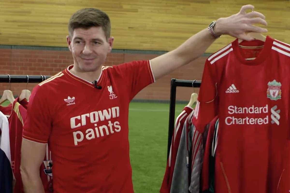 gerrard liverpool jersey