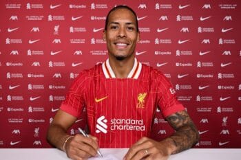 Virgil Van Dijk Signs A New Contract At Liverpool