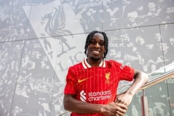 Liverpool Unveil New Signing Jeremie Frimpong