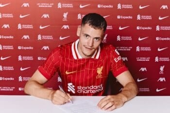 Liverpool Unveil New Signing Florian Wirtz