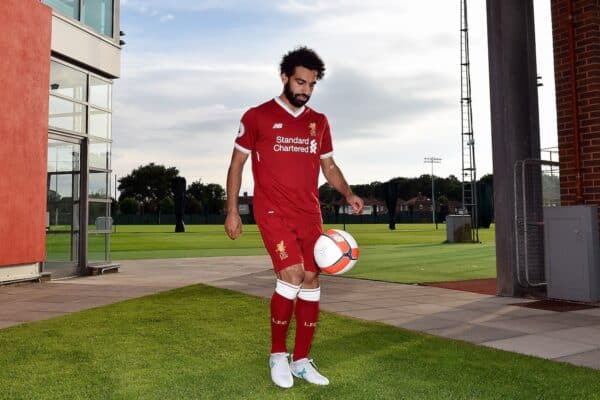 Mohamed Salah unveiling, new signing, Melwood 2017 (Getty Images)