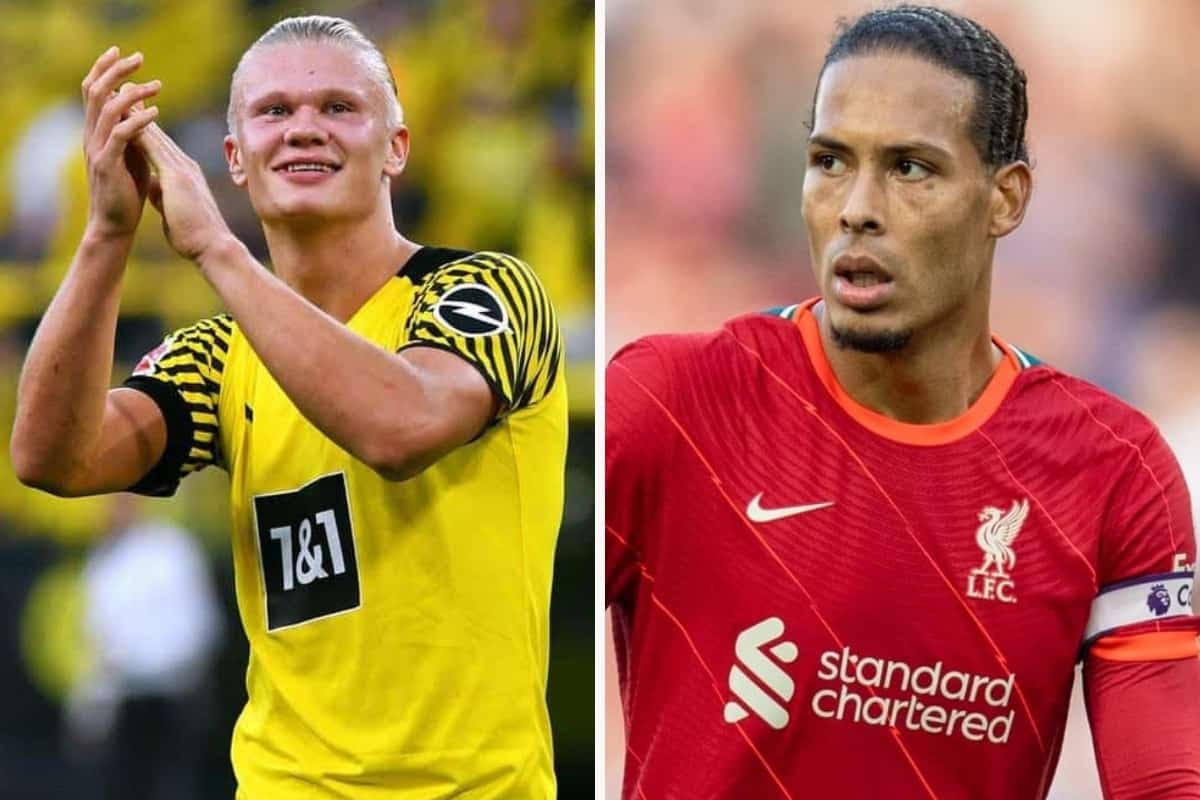 Erling Haaland Hails F Ing Smart Virgil Van Dijk As World S Best Liverpool Fc This Is Anfield