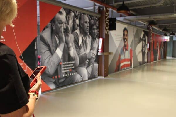 Anfield Stadium tour. August 10, 2024.