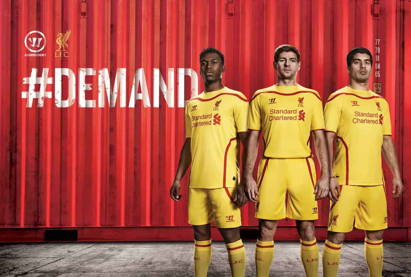 Liverpool FC 2014/15 Warrior Home Kit - FOOTBALL FASHION