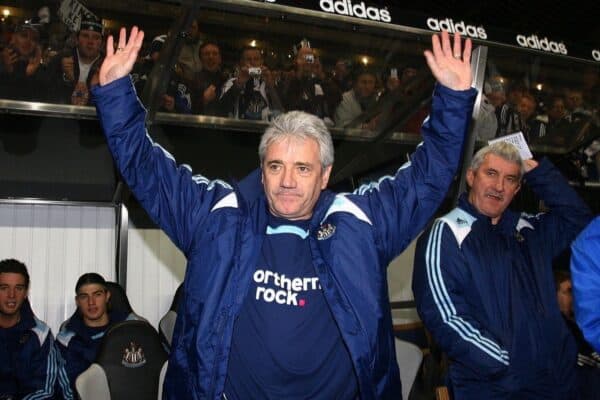 Newcastle's new manager Kevin Keegan during the Barclays Premier League match St James Park, Newcastle.