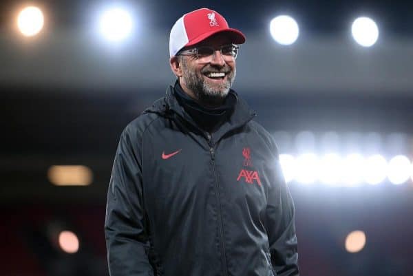 Jurgen Klopp was pleased with Liverpool’s display against Arsenal (Laurence Griffiths/PA)