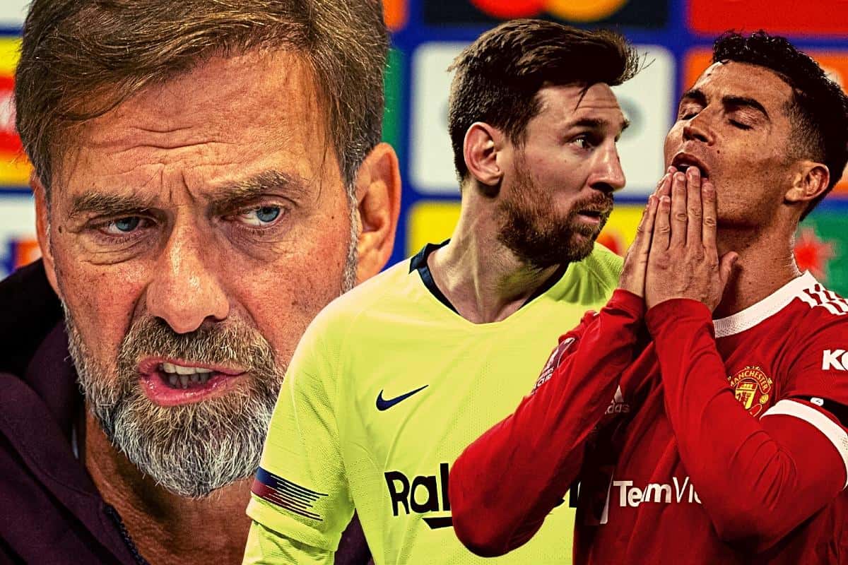Jurgen Klopp uses Ronaldo and Messi as examples in Liverpool confidence claim - Liverpool FC - This Is Anfield
