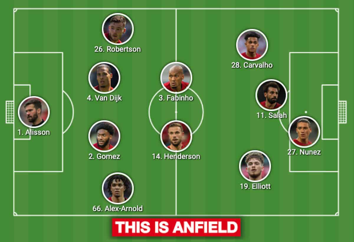 Liverpool lineups vs. Ajax with Darwin Nunez and Ibrahima Konate calls