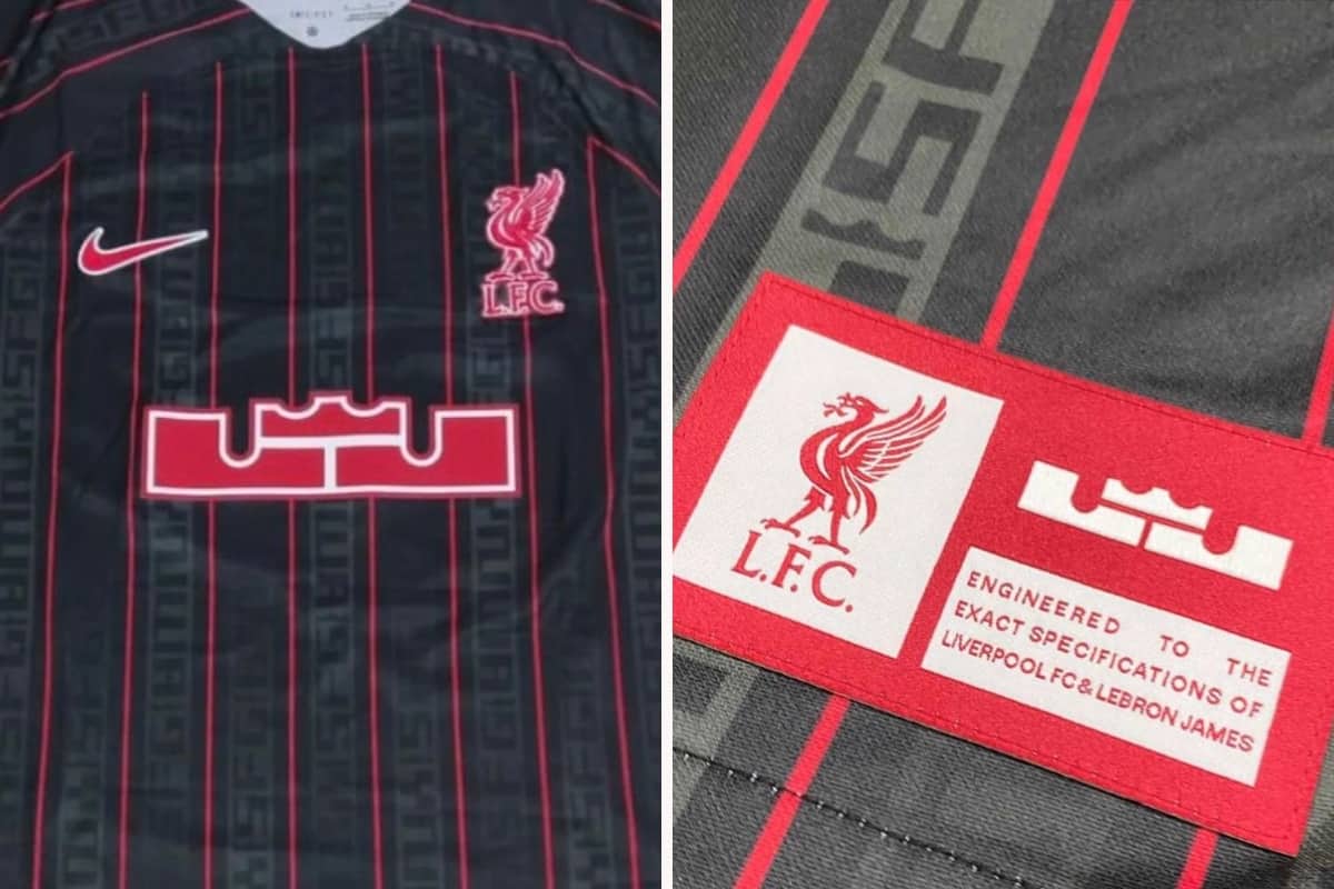 Liverpool x LeBron James 2023 Basketball Jersey Revealed - Footy Headlines