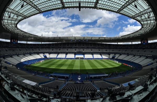 PARIS, FRANCE - May 27: A general view of the Stade de France before a Liverpool FC training session before the UEFA Champions League Final 2021/22 between Liverpool FC and Real Madrid CF on May 28, 2022 at the Stade de France in Paris, France. (Photo by UEFA)