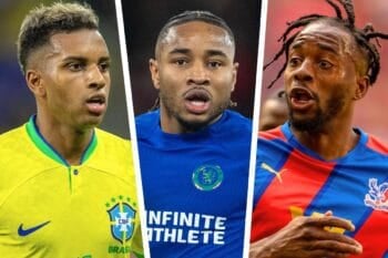 Rodrygo, Nkunku, Mateta collage