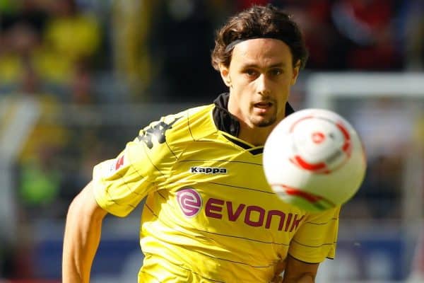 11.09.2010, Signal Iduna Park, Dortmund, GER, 1.FBL,  Borussia Dortmund vs Vfl Wolfsburg, im Bild: Neven Subotic (Dortmund USA/BIH #4) verfolgt den Ball, EXPA Pictures © 2010, PhotoCredit: EXPA/ nph/  Scholz+++++ ATTENTION - OUT OF GER +++++