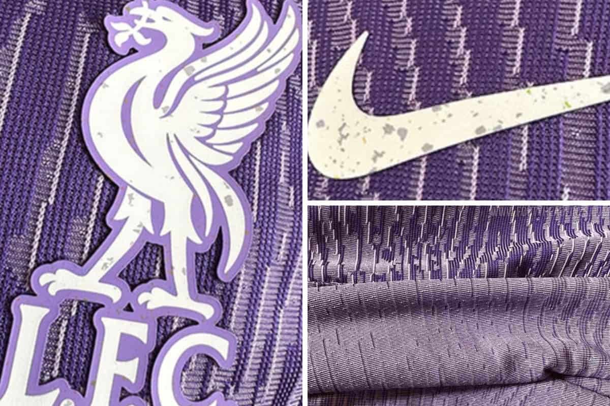 Liverpool's purple third kit for 2023/24 features pioneering new