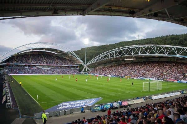 HUDDERSFIELD, ENGLAND - Wednesday, July 20, 2016: A general view of Liverpool against Huddersfield Town during the Shankly Trophy pre-season friendly match at the John Smith’s Stadium. (Pic by Paul Greenwood/Propaganda)