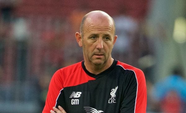 KUALA LUMPUR, MALAYSIA - Thursday, July 23, 2015: Liverpool's first team coach Gary McAllister during a training session at Bukit Jalil National Stadium on day eleven of the club's preseason tour. (Pic by David Rawcliffe/Propaganda)