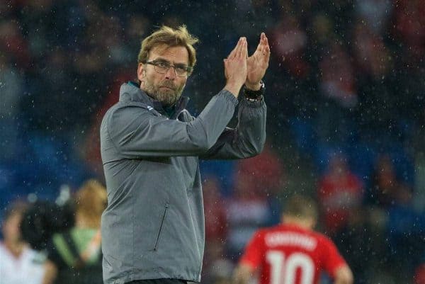 BASEL, SWITZERLAND - Wednesday, May 18, 2016: Liverpool's manager Jürgen Klopp looks dejected as Sevilla win 3-1 during the UEFA Europa League Final at St. Jakob-Park. (Pic by David Rawcliffe/Propaganda)