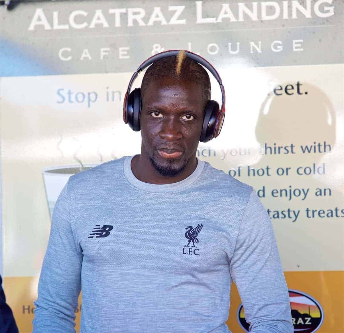 SAN FRANCISCO, USA - Thursday, July 21, 2016: Liverpool's Mamadou Sakho takes a cruise to Alcatraz Island from Pier 33 to visit the prison on day one of the club's USA Pre-season Tour. (Pic by David Rawcliffe/Propaganda)