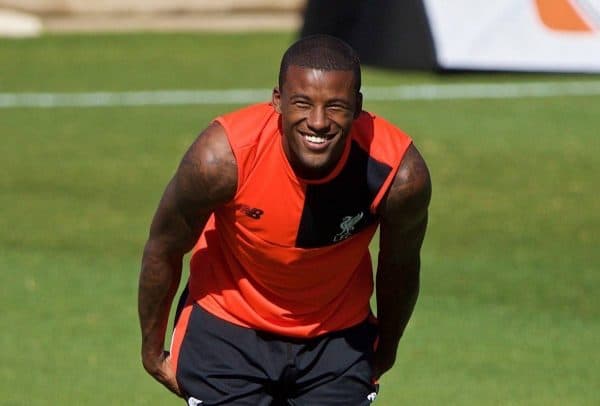 STANFORD, USA - Saturday, July 23, 2016: Liverpool's new signing Georgina Wijnaldum during a training session in the Laird Q. Cagan Stadium at Stanford University on day one of the club's USA Pre-season Tour. (Pic by David Rawcliffe/Propaganda)