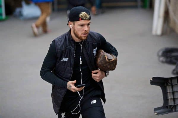 LONDON, ENGLAND - Saturday, October 29, 2016: Liverpool's Alberto Moreno arrives at Selhurst Park ahead of the FA Premier League match against Crystal Palace at Selhurst Park. (Pic by David Rawcliffe/Propaganda)