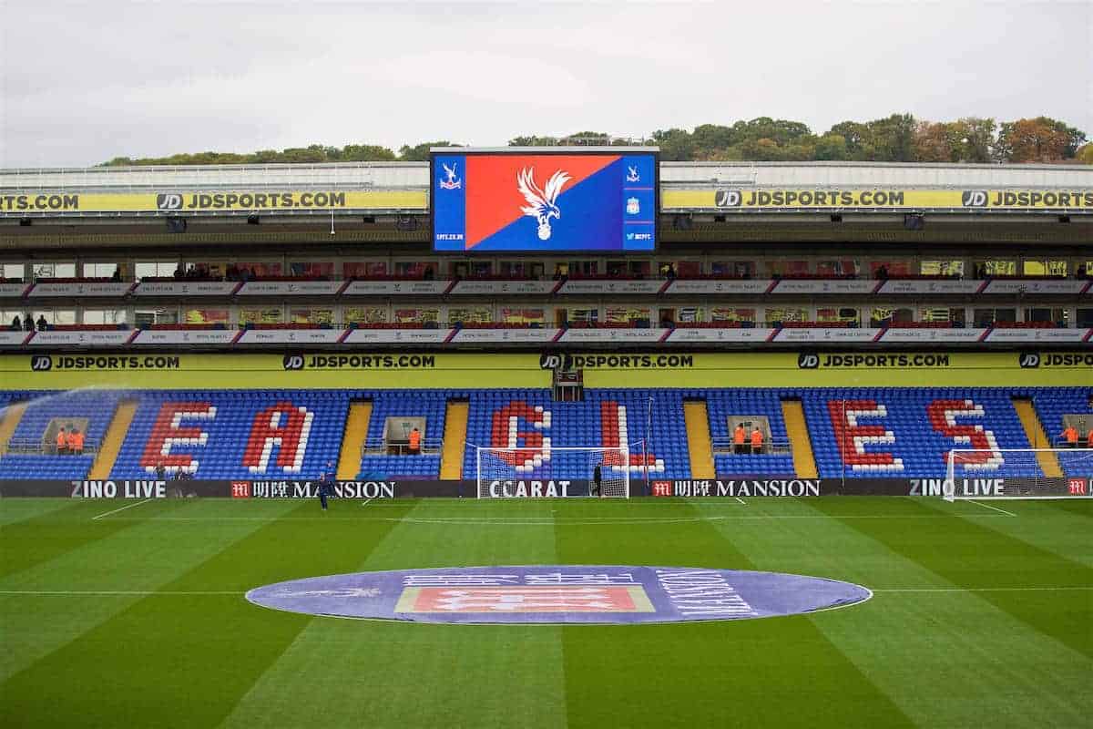 LONDON, ENGLAND - Saturday, October 29, 2016: A general view of Crystal Palace's Selhurst Park ground before the FA Premier League match against Liverpool. (Pic by David Rawcliffe/Propaganda)