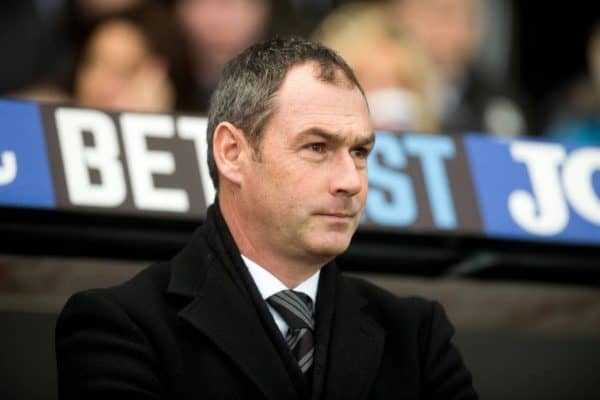 SWANSEA, WALES - Saturday, January 14, 2017: Swansea City's manager Paul Clement (Pic by Gwenno Davies/Propaganda)