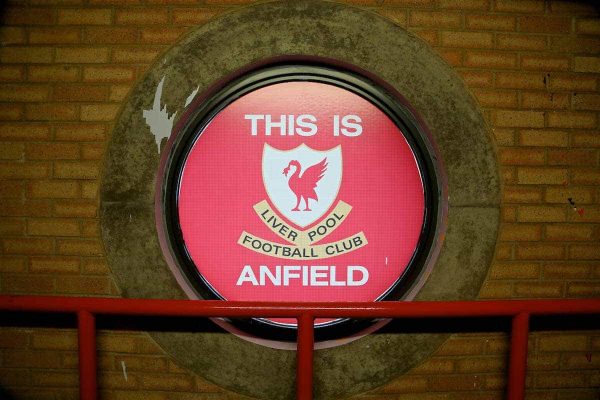 LIVERPOOL, ENGLAND - Saturday, April 1, 2017: This is Anfield window during the FA Premier League match, the 228th Merseyside Derby, against Everton at Anfield. (Pic by David Rawcliffe/Propaganda)