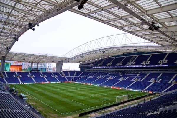 PORTO, PORTUGAL - Tuesday, February 13, 2018: A general view of the Estádio do Dragão before a training session ahead of the UEFA Champions League Round of 16 1st leg match between FC Porto and Liverpool FC. (Pic by David Rawcliffe/Propaganda)