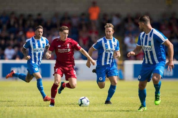 CHESTER, ENGLAND - Saturday, July 7, 2018: Liverpool's Harry Wilson during a preseason friendly match between Chester FC and Liverpool FC at the Deva Stadium. (Pic by Paul Greenwood/Propaganda)