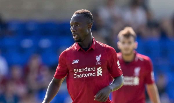 CHESTER, ENGLAND - Saturday, July 7, 2018: Liverpool's Naby Keita during a preseason friendly match between Chester FC and Liverpool FC at the Deva Stadium. (Pic by Paul Greenwood/Propaganda)