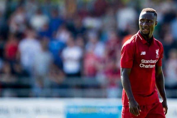 CHESTER, ENGLAND - Saturday, July 7, 2018: Liverpool's Naby Keita during a preseason friendly match between Chester FC and Liverpool FC at the Deva Stadium. (Pic by Paul Greenwood/Propaganda)