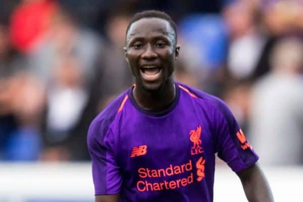 BIRKENHEAD, ENGLAND - Tuesday, July 10, 2018: Liverpool's Naby Keita during a preseason friendly match between Tranmere Rovers FC and Liverpool FC at Prenton Park. (Pic by Paul Greenwood/Propaganda)