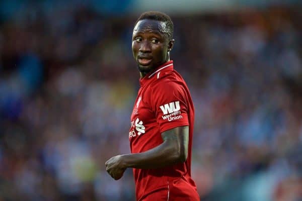 BLACKBURN, ENGLAND - Thursday, July 19, 2018: Liverpool's new signing Naby Keita during a preseason friendly match between Blackburn Rovers FC and Liverpool FC at Ewood Park. (Pic by David Rawcliffe/Propaganda)