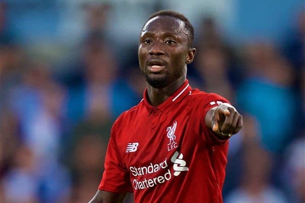 BLACKBURN, ENGLAND - Thursday, July 19, 2018: Liverpool's new signing Naby Keita during a preseason friendly match between Blackburn Rovers FC and Liverpool FC at Ewood Park. (Pic by David Rawcliffe/Propaganda)