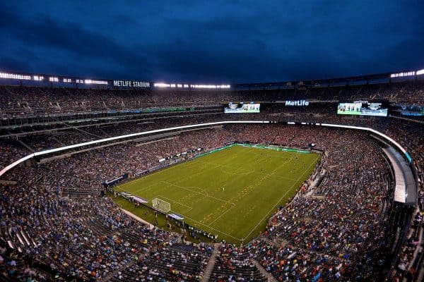 NEW JERSEY, USA - Wednesday, July 25, 2018: A general view of the MetLife Stadium as Liverpool take on Manchester City during a preseason International Champions Cup match. (Pic by David Rawcliffe/Propaganda)