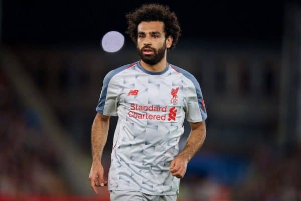 LONDON, ENGLAND - Monday, August 20, 2018: Liverpool's Mohamed Salah during the FA Premier League match between Crystal Palace and Liverpool FC at Selhurst Park. (Pic by David Rawcliffe/Propaganda)