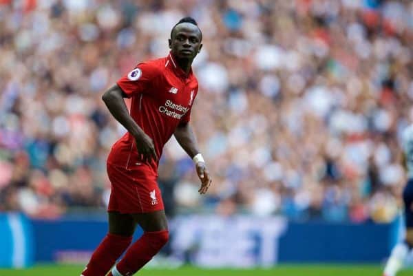 LONDON, ENGLAND - Saturday, September 15, 2018: Liverpool's Sadio Mane during the FA Premier League match between Tottenham Hotspur FC and Liverpool FC at Wembley Stadium. (Pic by David Rawcliffe/Propaganda)