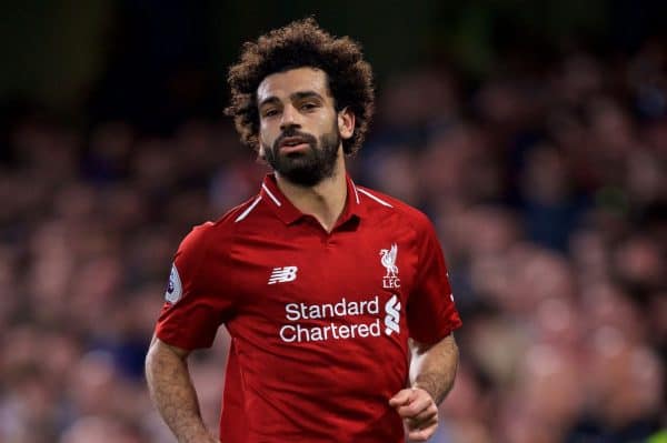 LONDON, ENGLAND - Saturday, September 29, 2018: Liverpool's Mohamed Salah during the FA Premier League match between Chelsea FC and Liverpool FC at Stamford Bridge. (Pic by David Rawcliffe/Propaganda)