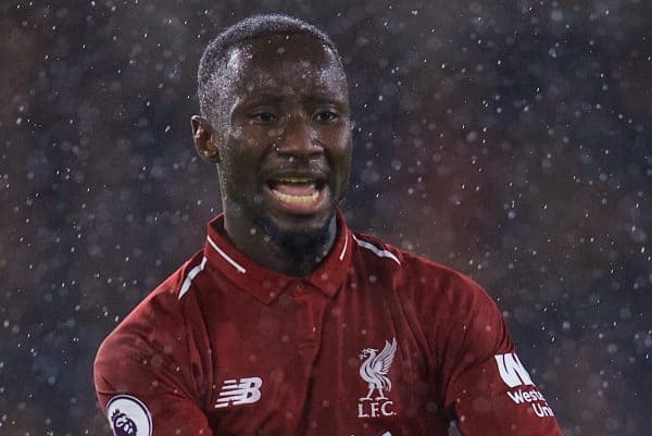 WOLVERHAMPTON, ENGLAND - Friday, December 21, 2018: Liverpool's Naby Keita during the FA Premier League match between Wolverhampton Wanderers FC and Liverpool FC at Molineux Stadium. (Pic by David Rawcliffe/Propaganda)