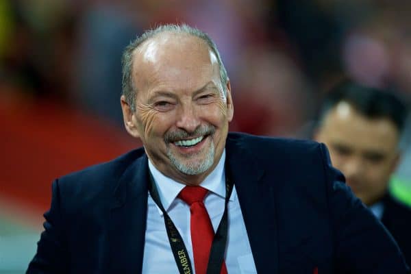 LIVERPOOL, ENGLAND - Saturday, December 29, 2018: Liverpool's chief executive officer Peter Moore before the FA Premier League match between Liverpool FC and Arsenal FC at Anfield. (Pic by David Rawcliffe/Propaganda)