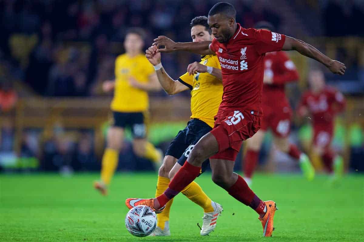 Wolves 21 Liverpool Rotated Reds bow out of FA Cup at first stage