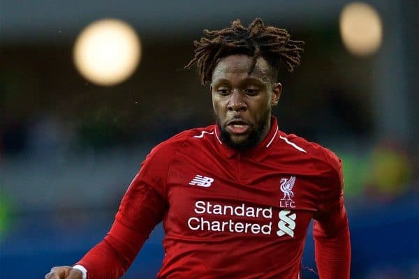 LIVERPOOL, ENGLAND - Sunday, March 3, 2019: Liverpool's Divock Origi during the FA Premier League match between Everton FC and Liverpool FC, the 233rd Merseyside Derby, at Goodison Park. (Pic by Laura Malkin/Propaganda)