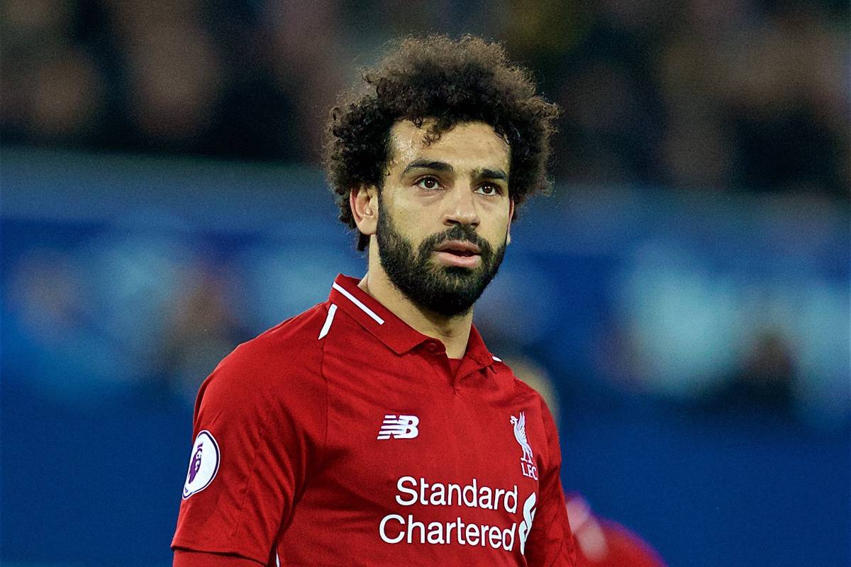 LIVERPOOL, ENGLAND - Sunday, March 3, 2019: Liverpool's Mohamed Salah during the FA Premier League match between Everton FC and Liverpool FC, the 233rd Merseyside Derby, at Goodison Park. (Pic by Paul Greenwood/Propaganda)