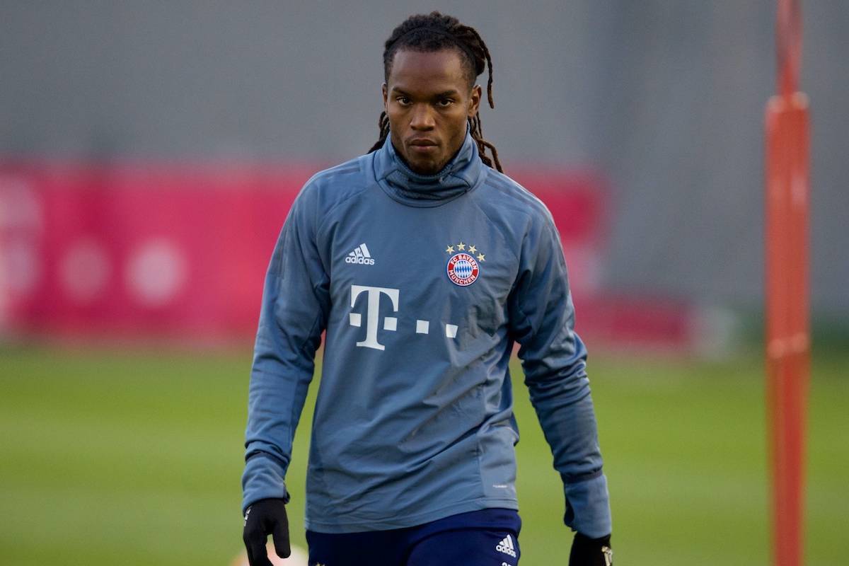 MUNICH, GERMANY - Tuesday, March 12, 2019: FC Bayern Munich's Renato Sanches during a training session ahead of the UEFA Champions League Round of 16 2nd Leg match between FC Bayern München and Liverpool FC at the Bayern Munich Training Centre. (Pic by David Rawcliffe/Propaganda)